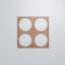 Ekena Millwork Large Wembley Decorative Fretwork Wood Wall Panels, Wood (Paint Grade), 23 3/8"W x 23 3/8"H x 3/8"T WALW24X24X0375WEMMF - alternate 2